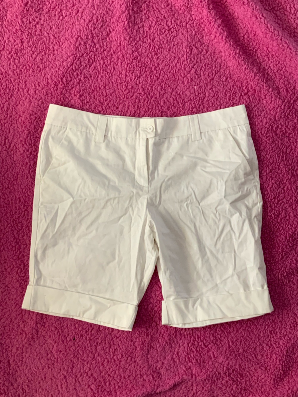 The Limited White Women’s Bermuda Shorts